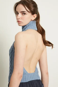 Top cut out in maglia - Carta Da Zucchero