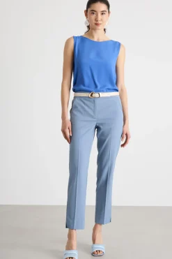 Top fluido asimmetrico - Blu