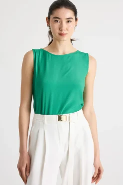 Top fluido asimmetrico - Verde