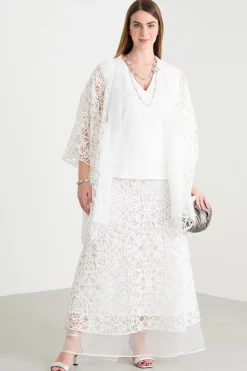 Top in cady - Bianco