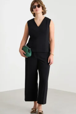 Top in cady - Nero
