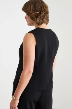 Top in cady - Nero