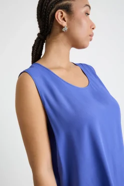 Top in crepe de chine - Bluette