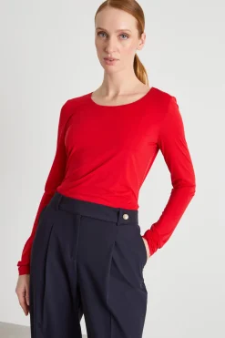 Top in in jersey calza - Rosso