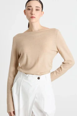 Top in jersey - Beige