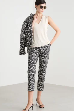 Top in jersey fluido - Bianco