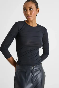 Top in jersey leggero - Blu