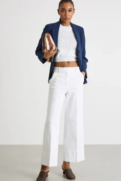 Top in maglia - Bianco