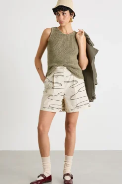 Top in maglia - Verde