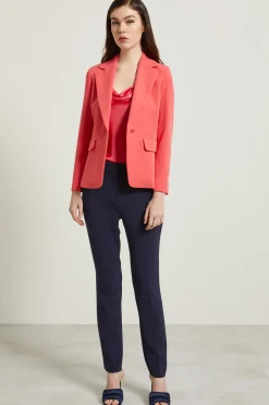 Top in raso - Fucsia