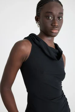Top off shoulder - Nero