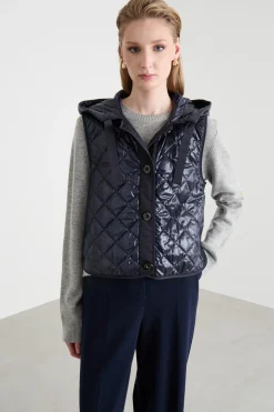 Trench con gilet interno rimovibile - Blu