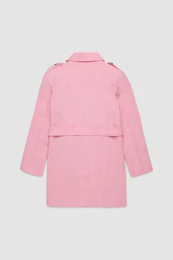 Trench doppiopetto in ottoman BAMBINI - Rosa
