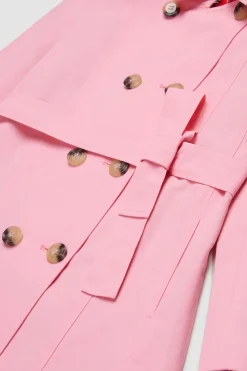 Trench doppiopetto in ottoman BAMBINI - Rosa