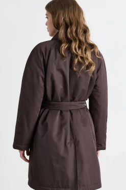 Trench imbottito antigoccia - Marrone