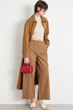 Trench in gabardina antigoccia - Cammello