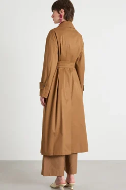 Trench in gabardina antigoccia - Cammello