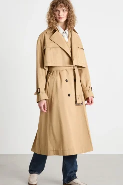 Trench 3-in-1 in gabardina antigoccia - Cammello