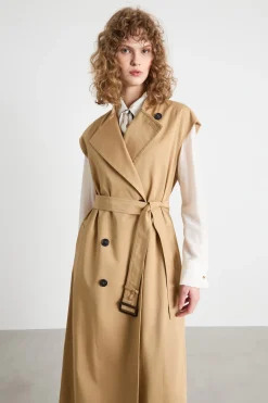 Trench 3-in-1 in gabardina antigoccia - Cammello