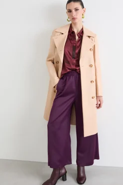 Trench in nappa - Beige