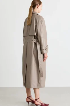 Trench leggermente imbottito - Grigio