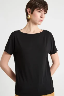 T-shirt aderente - Nero