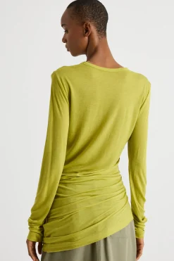 T-shirt asimmetrica - Verde