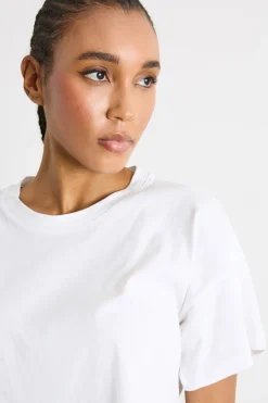 T-shirt boxy - Bianco