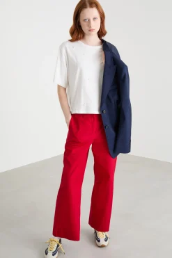 T-shirt boxy - Bianco