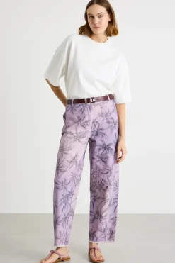 T-shirt boxy in jersey - Bianco