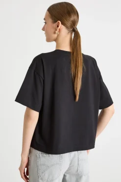 T-shirt boxy - Nero