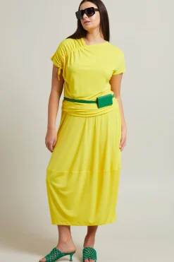 Tshirt con coulisse - Giallo