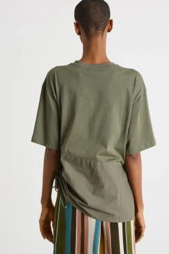 T-shirt con coulisse - Verde