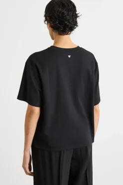T-shirt con motivo stampato - Nero Bianco