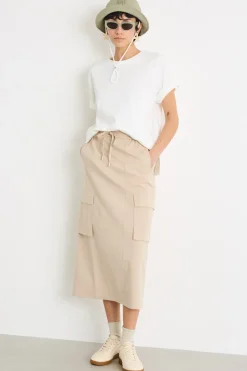 T-shirt con piccoli spacchi - Bianco