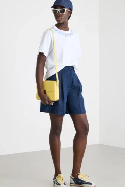 T-shirt con ricami - Bianco