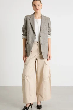 T-shirt con scollo a barchetta in jersey - Bianco