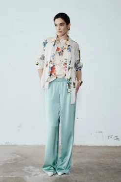 T-shirt con stampa all-over - Avorio