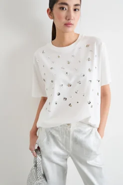 T-shirt con stampa - Bianco