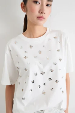 T-shirt con stampa - Bianco