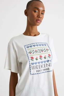 T-shirt con stampa - Bianco
