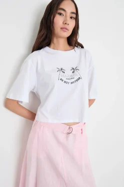 T-shirt con stampa - Bianco