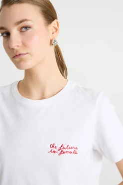 T-shirt con stampa - Bianco
