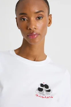 T-shirt con stampa - Bianco