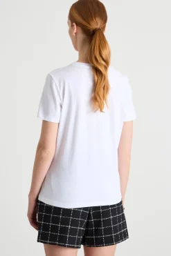 T-shirt con stampa - Bianco