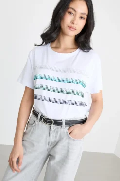 T-shirt con stampa - Bianco