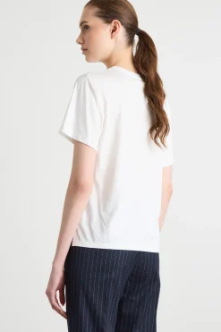 T-shirt con stampa - Bianco