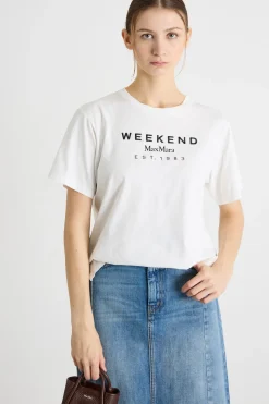 T-shirt con stampa - Bianco