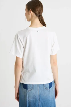 T-shirt con stampa - Bianco