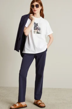 T-shirt con stampa - Bianco